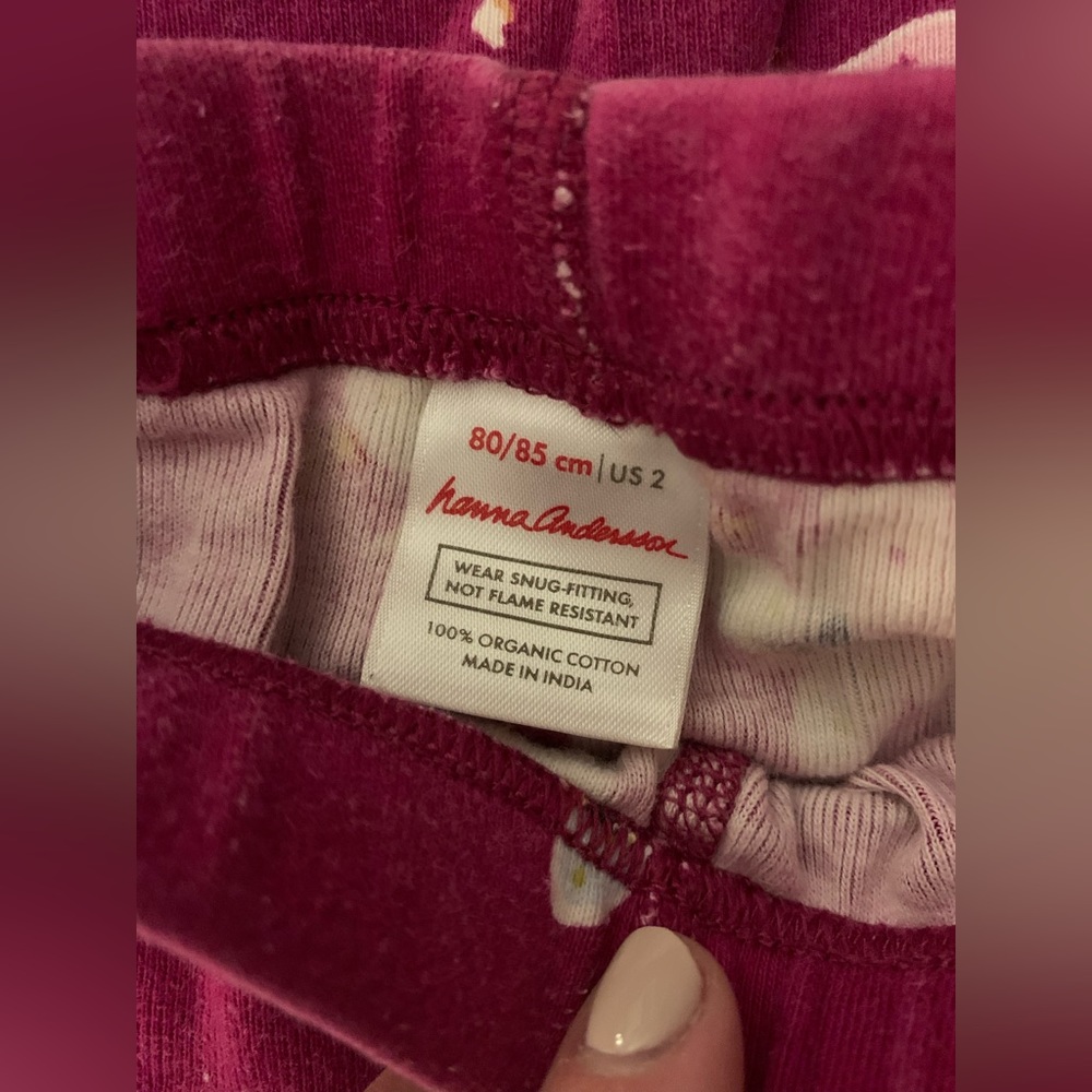 Hanna Andersson girls pajamas fairy size 2T - Picture 3 of 3